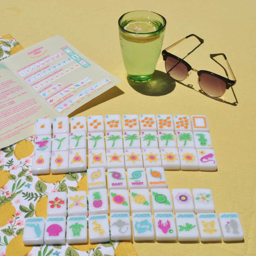 Middle and Main Mahjong  Sunshine Tiles- A Florida Inspired Mahjong Set