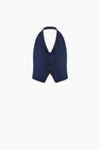 Ikikiz- Linen Navy Waistcoat