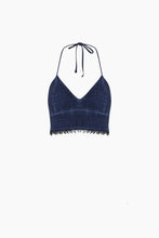 Ikikiz- Linen Navy Bra