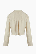 Ikikiz- Linen Crop Shirt