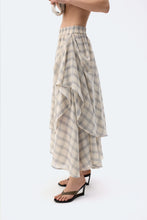 Ikikiz- Grey Plaid Skirt