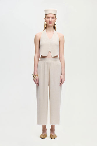 Ikikiz- Linen Natural Pants