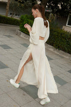 Ikikiz- Crinkle Linen Pants Set