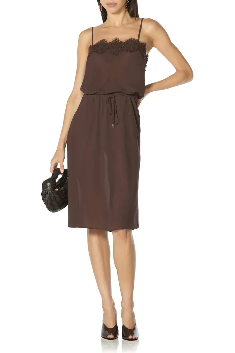 AFRM Tabitha Dress -- Espresso