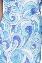 Self-Adore - Veronica Hand-Beaded Embellished Mini Dress - Blue/Green