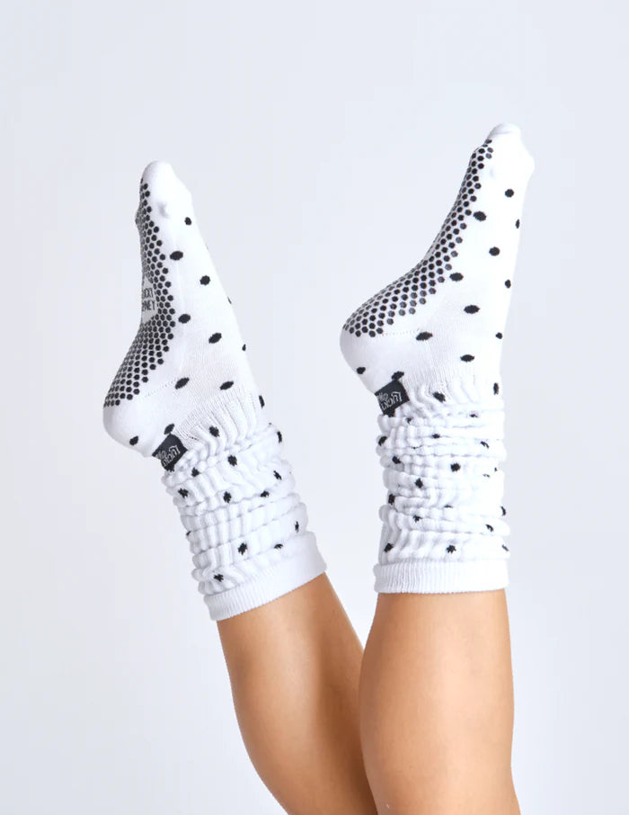 Lucky Honey- The Chunky Scrunch Grip Sock