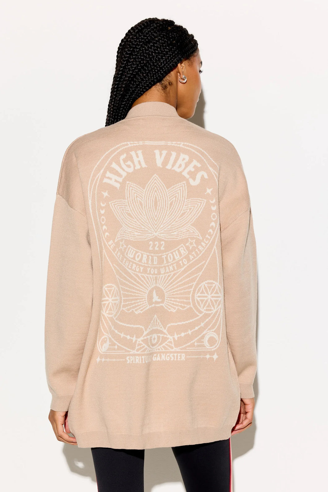 Spiritual Gangster- World Tour Star Cardigan