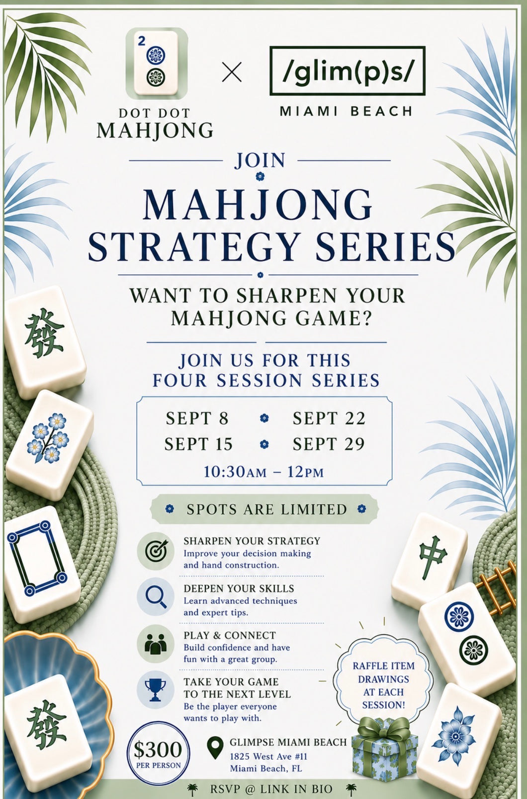 Mahjong Strategy Series taught by Carrie @dotdotmahjong
