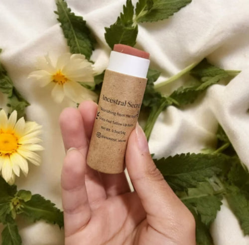 Natural Grass Fed Tallow Lip Balm - Hydrate & Protect your lips