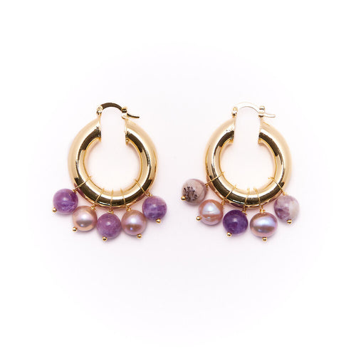 Violet Earrings