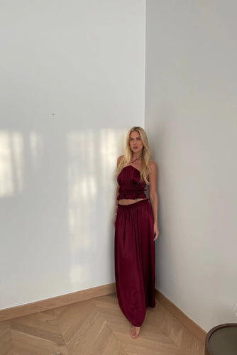 Janthee eva top - raspberry