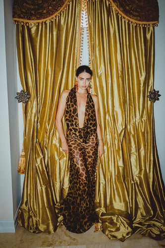 Janthee Mona Dress - Leopard