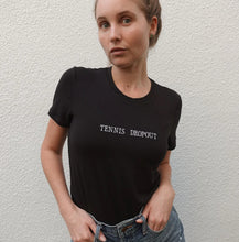 Tennis Dropout- Obsidian Tee