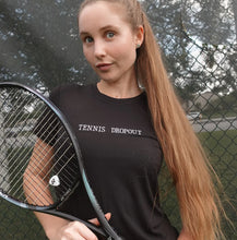 Tennis Dropout- Obsidian Tee