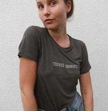 Tennis Dropout- Olive Tee