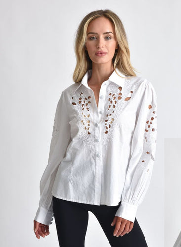 Muche and Muchette Louis Laser Cut Shirt