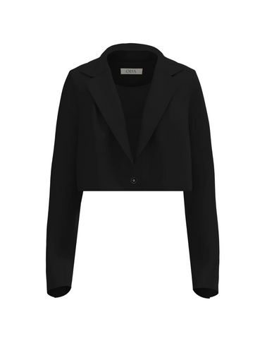 Oda - Portia Crop Jacket - Black