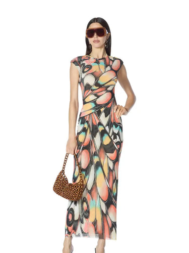 AFRM mylo dress - brandy butterfly