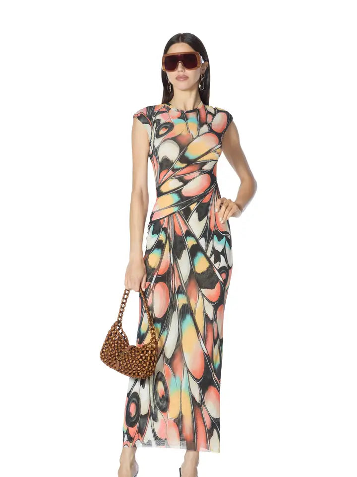 AFRM mylo dress - brandy butterfly