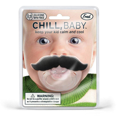 Baby mustache pacifier