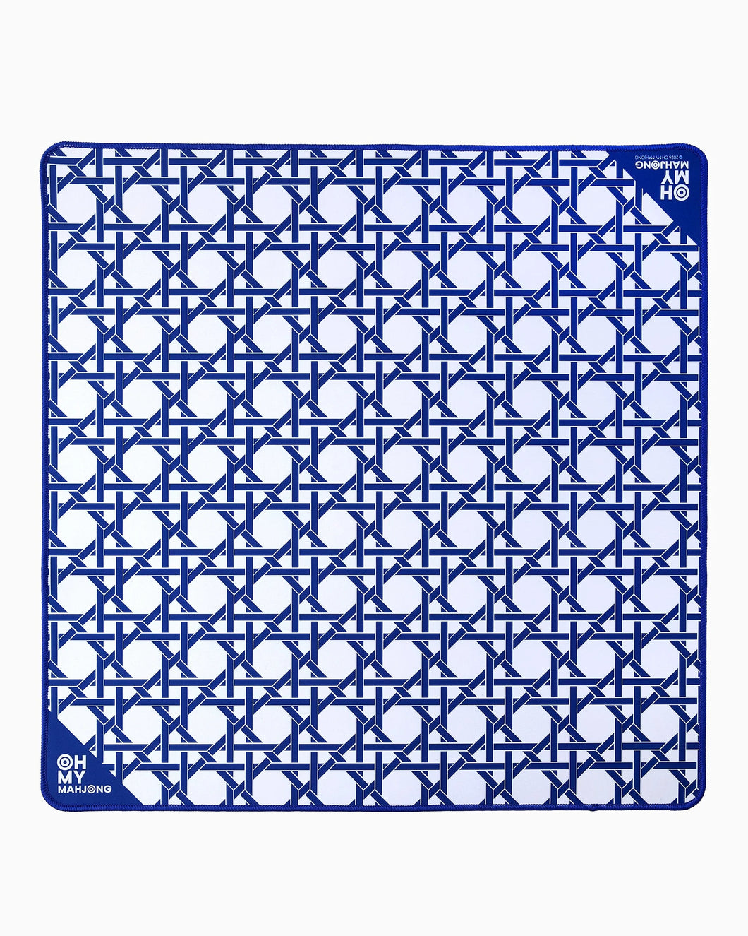 Mini Blue Cane Mat - Oh My Mahjong DDM