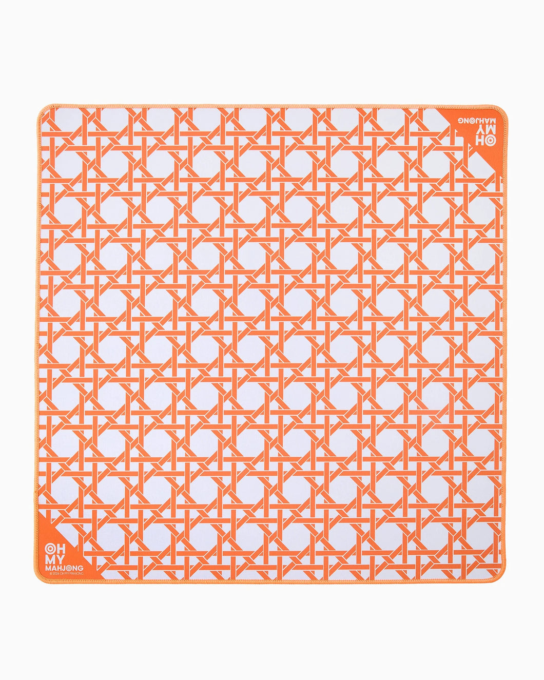 Mini Orange Cane Mat - Oh My Mahjong DDM