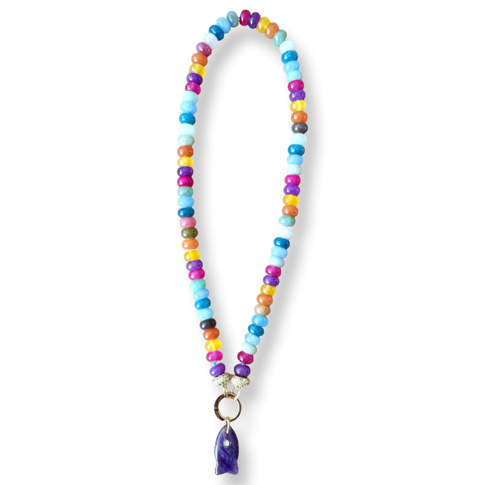 S.V Ditto Ocean Path Agate Necklace