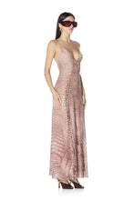AFRM Romy Dress - Cappuccino Croc