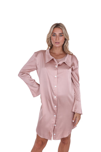 Silk Dress - Rosè