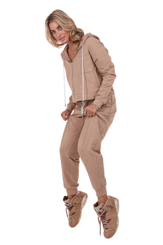 Cotton Joggers - Khaki