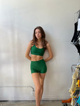 Glimpse the Label -  Short Shorts - Emerald Green